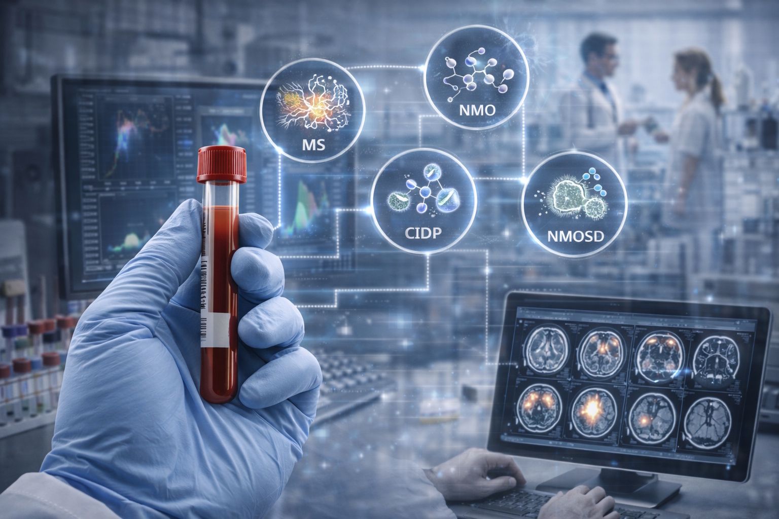 Biomarcatori ematici per diagnosi rapida di malattie neuroimmunologiche