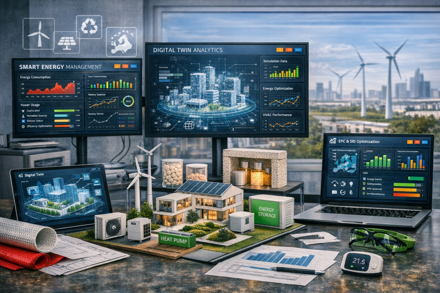Azienda spagnola offre engineering energetico, digital twin e strumenti EPC-SRI per edifici
