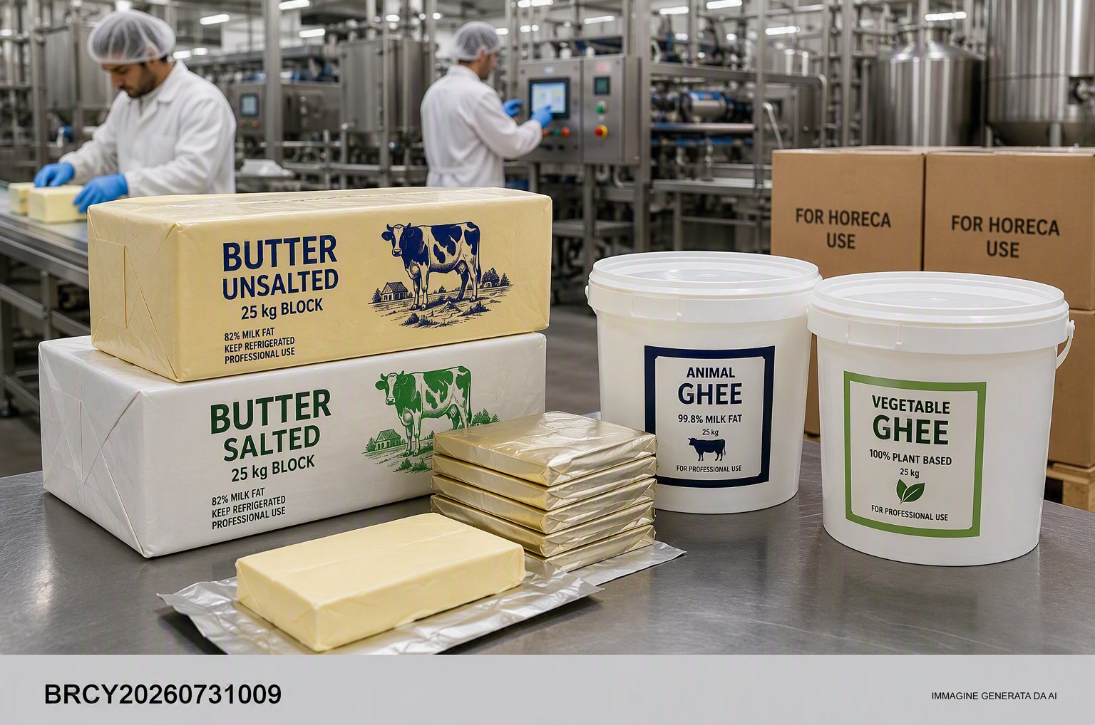 Azienda cipriota cerca produttori di burro e ghee per settore HoReCa saudita