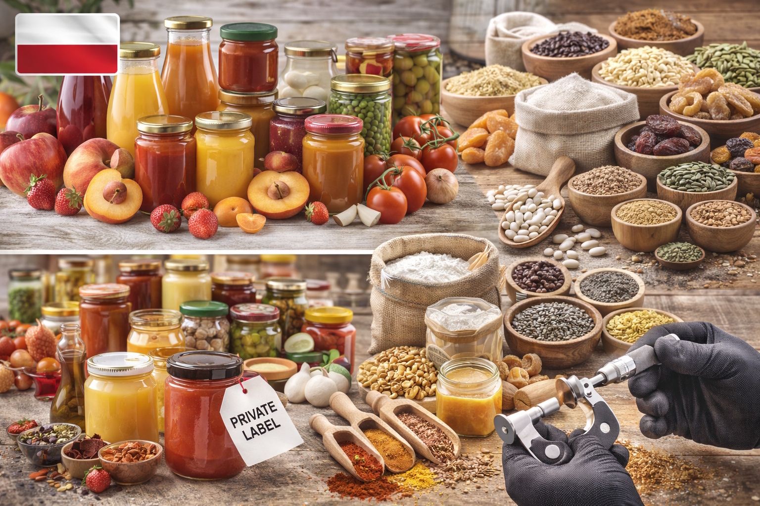 Produttore e importatore alimentare polacco cerca nuovi fornitori di prodotti trasformati