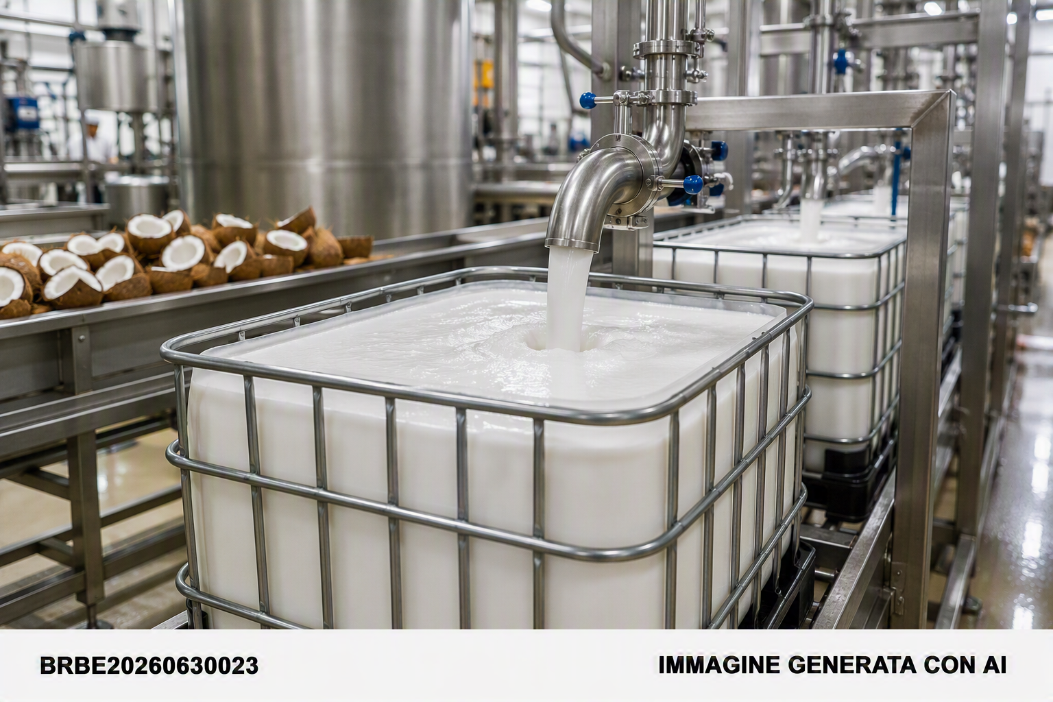 Azienda belga cerca fornitore di latte di cocco biologico per piatti pronti