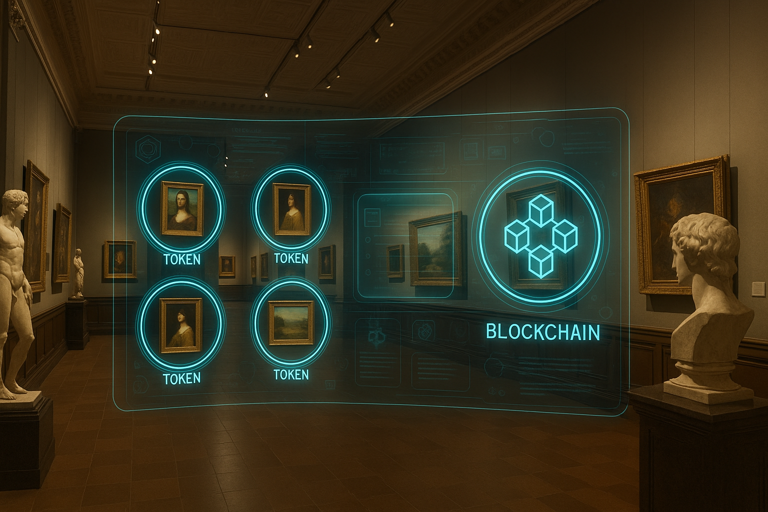 Sistema assicurativo tokenizzato per musei e opere d’arte