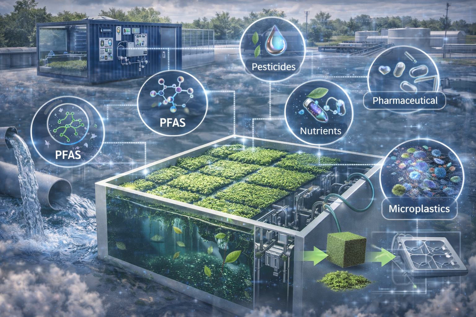 Startup francese cerca imprese alimentari per testare trattamento acque reflue con microalghe