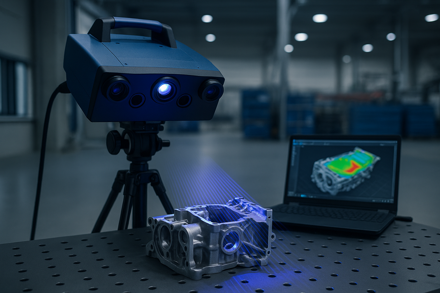 Scanner 3D industriale ad alta precisione