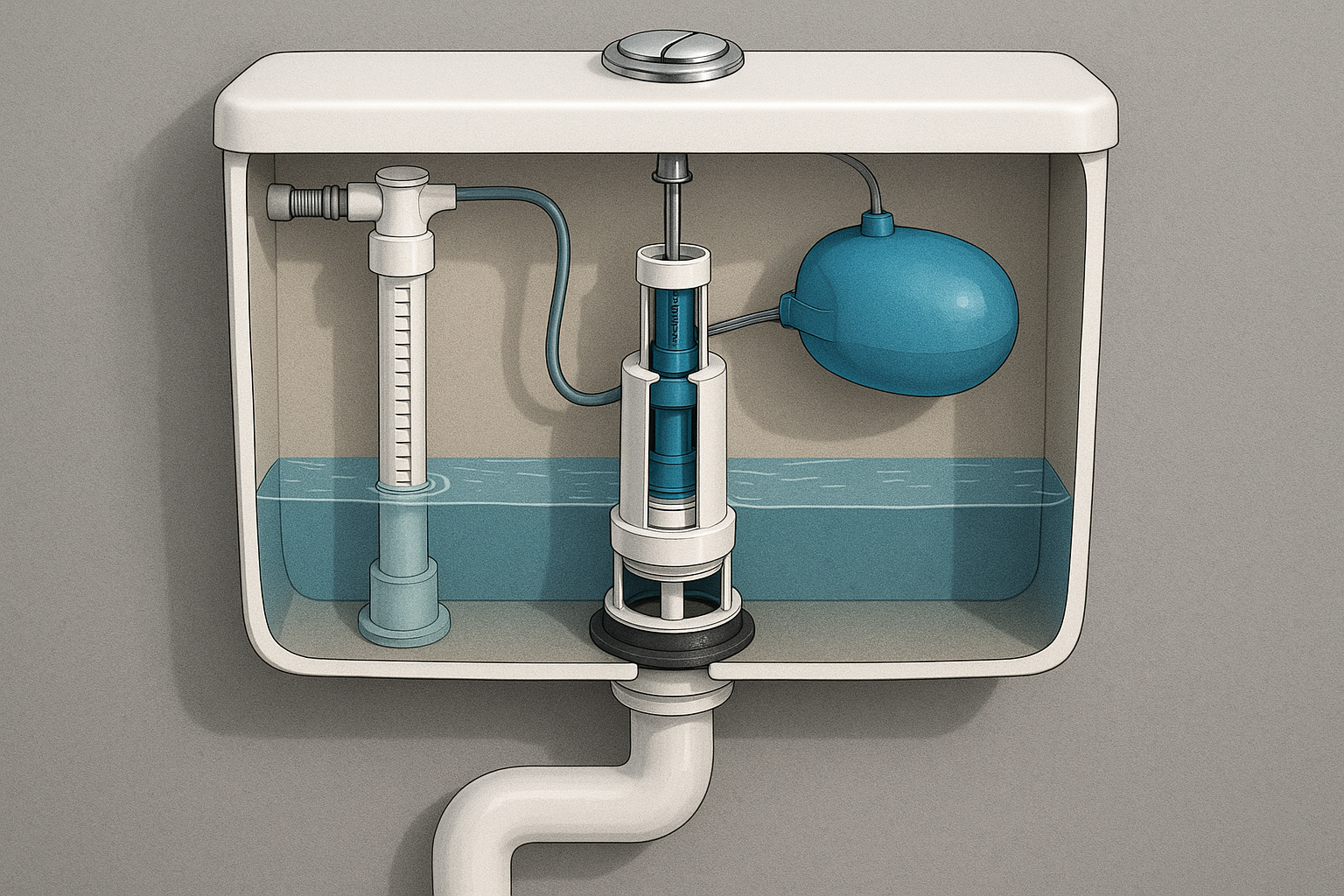 Componenti per cassette WC