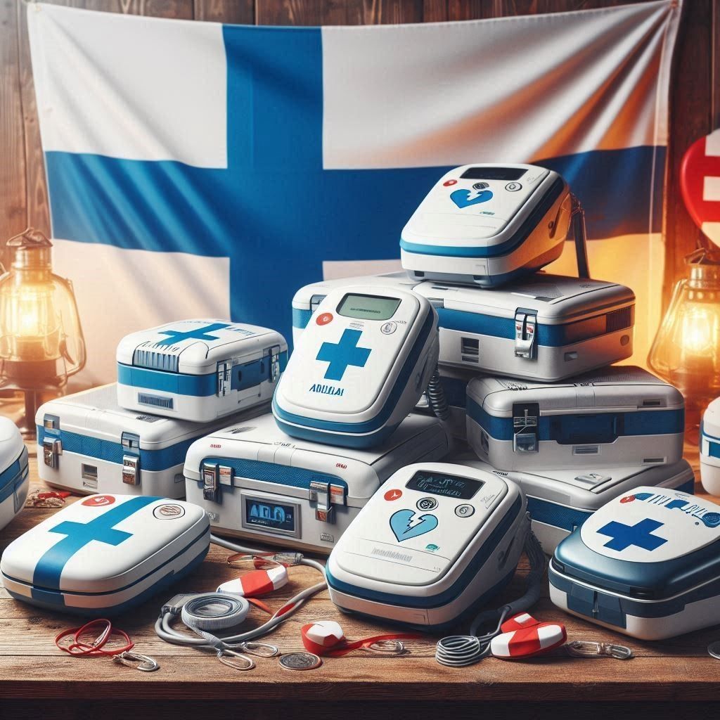 Defibrillatori per mercato finlandese