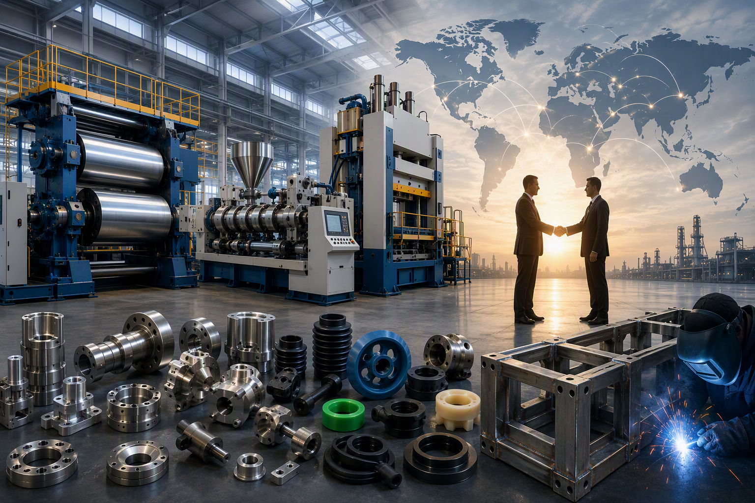 Macchinari e tecnologie per la lavorazione di gomma e materie plastiche