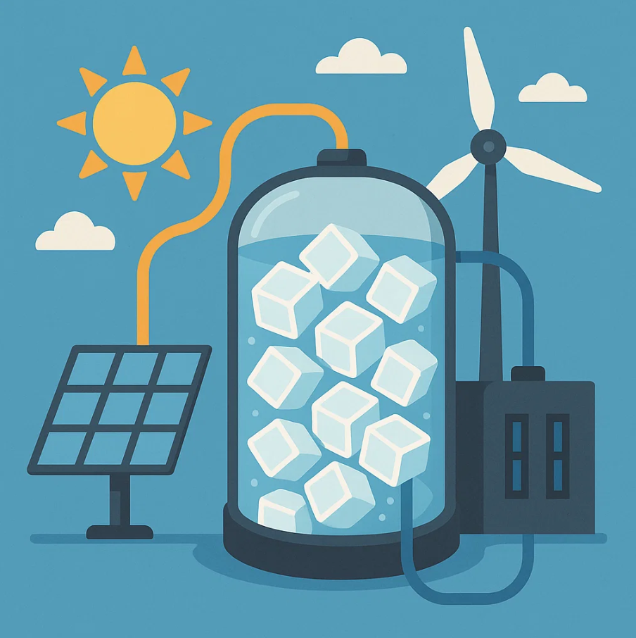 Azienda ucraina propone accumulo di energia tramite ghiaccio