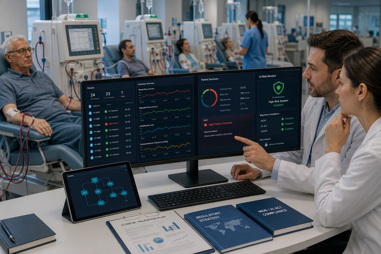 Consorzio di PMI cerca partner clinico e regolatorio per piattaforma AI in emodialisi
