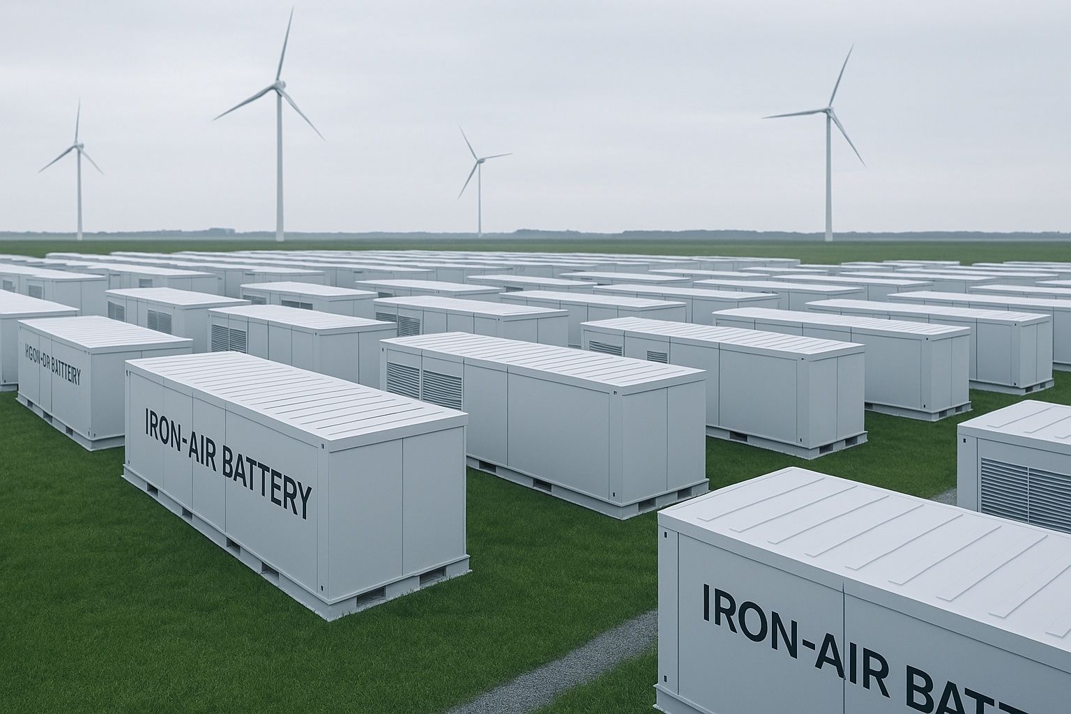 Startup olandese offre batterie ferro-aria per stoccaggio energetico di lunga durata a scala di rete