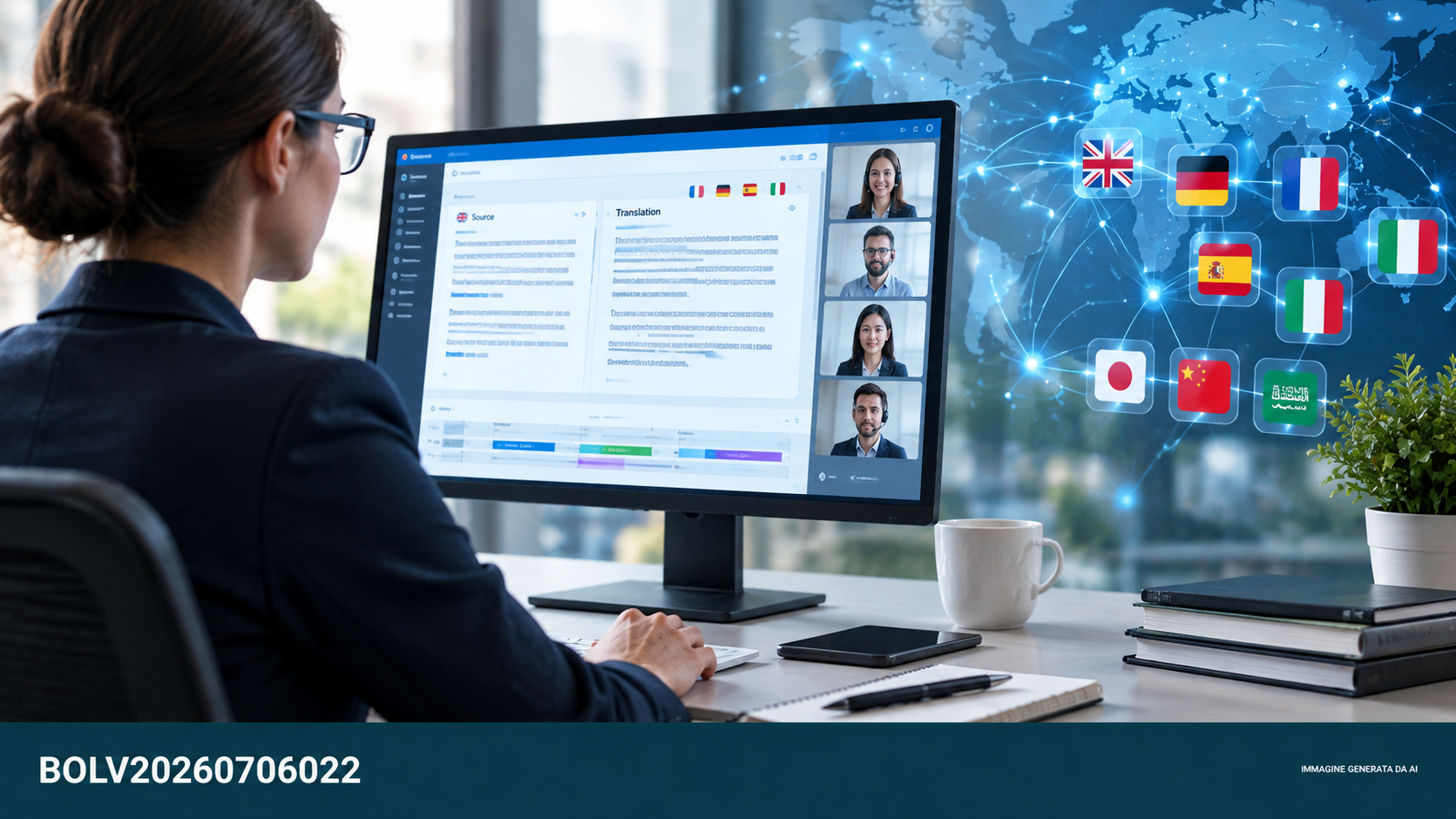 Azienda lettone offre servizi linguistici B2B con piattaforma AI proprietaria