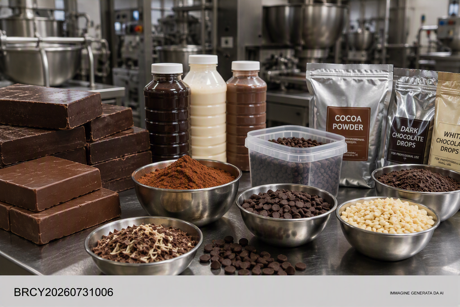 Azienda cipriota cerca fornitori europei di ingredienti per cioccolato HoReCa