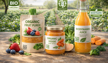 Innovazione negli alimenti da filiere bio e biodinamiche - immagine generata da AI