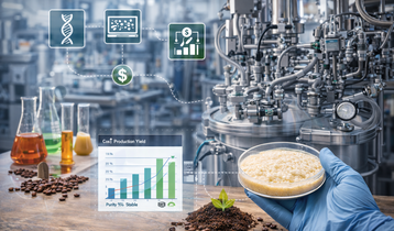 Biofermentazione avanzata e scale-up per ingredienti “next-gen  -immagine generata da AI