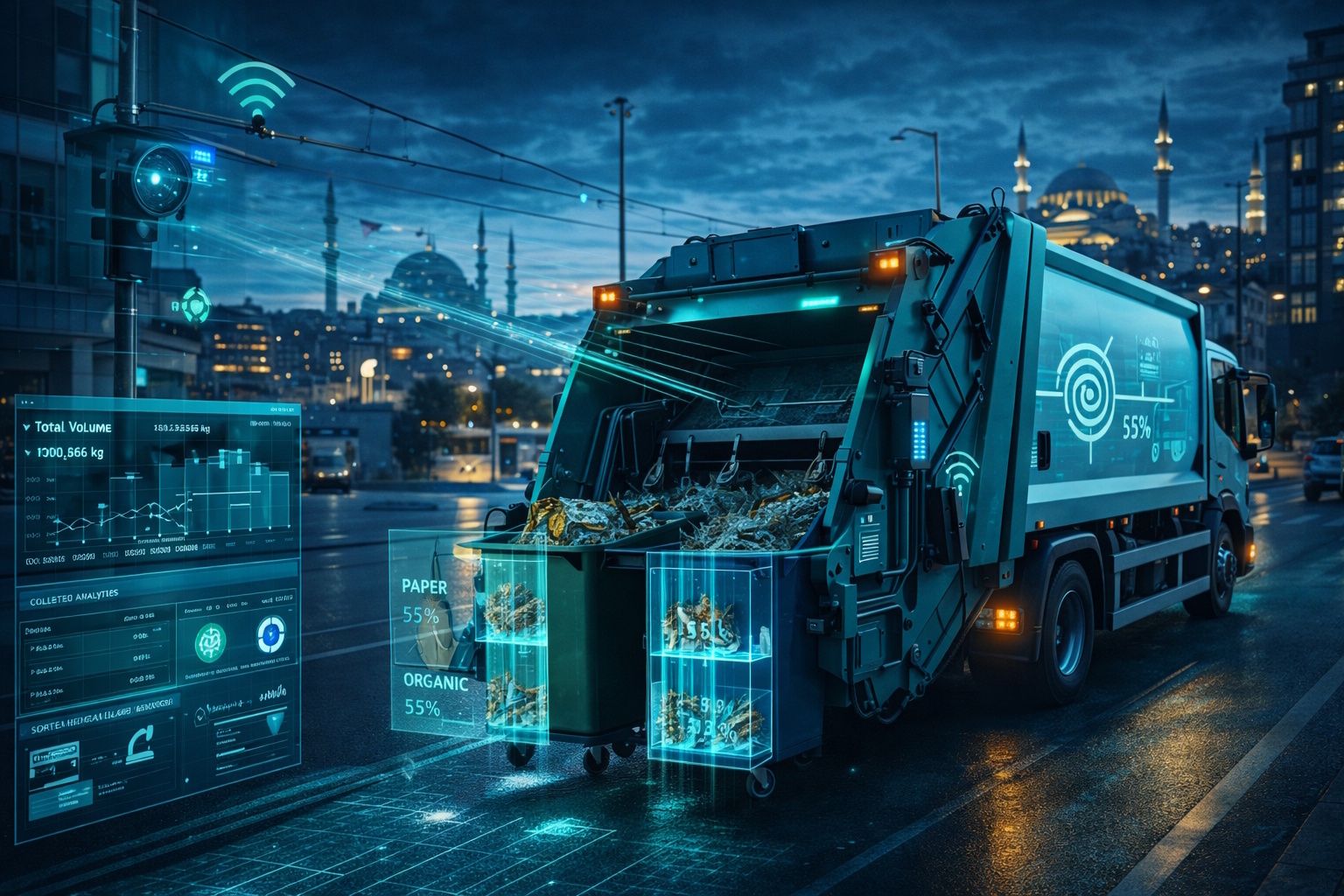 Sistema IA per monitoraggio ambientale intelligente e riconoscimento rifiuti per operazioni urbane sostenibili