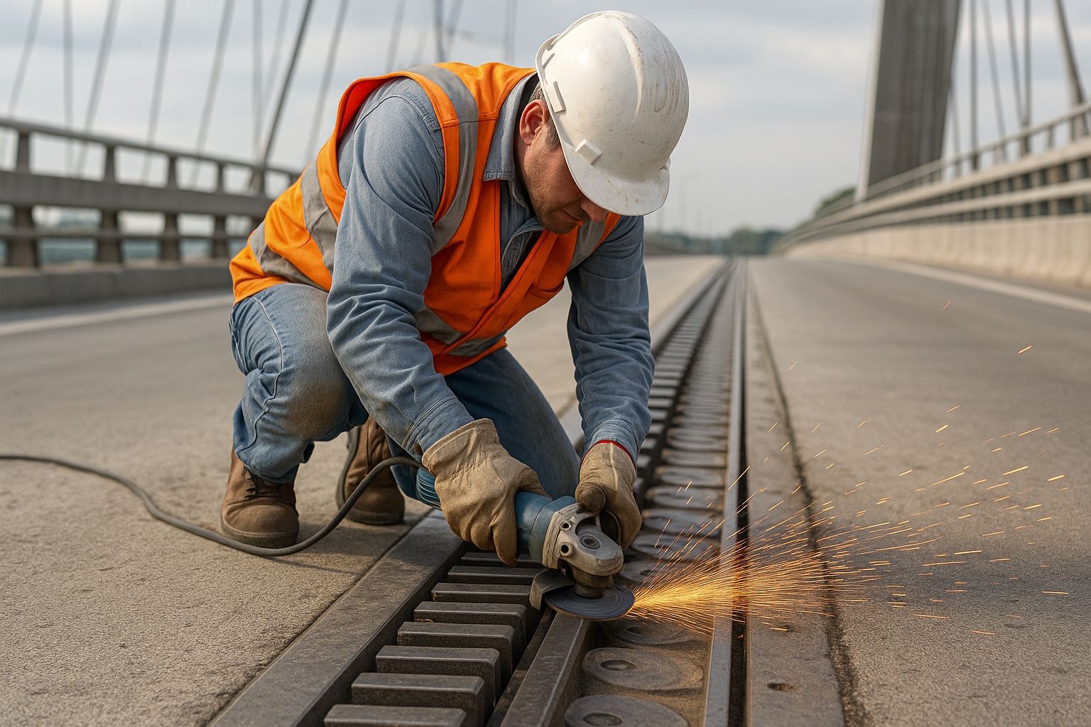 Manutenzione giunti di ponti