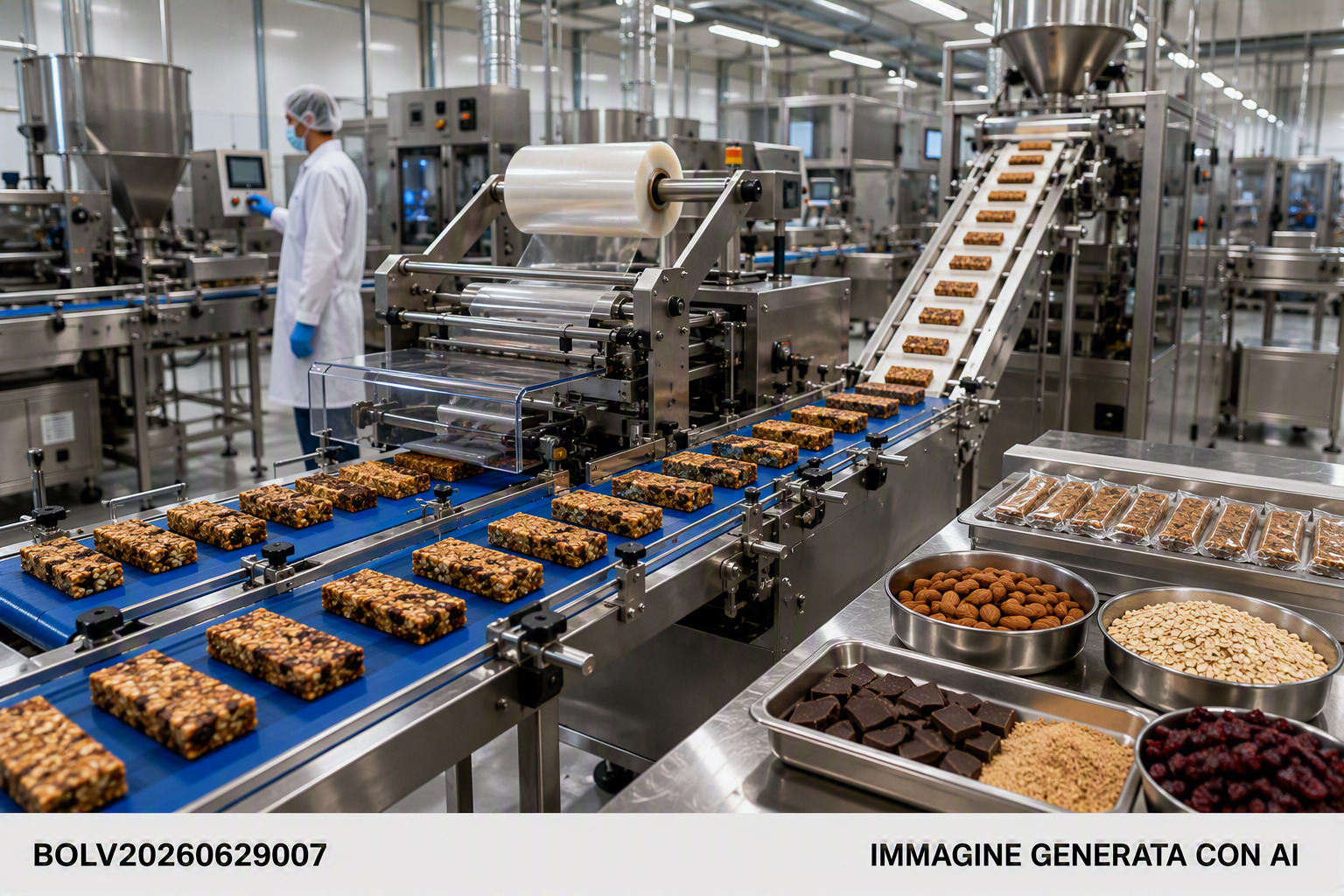 Produzione conto terzi di barrette e snack energetici personalizzati