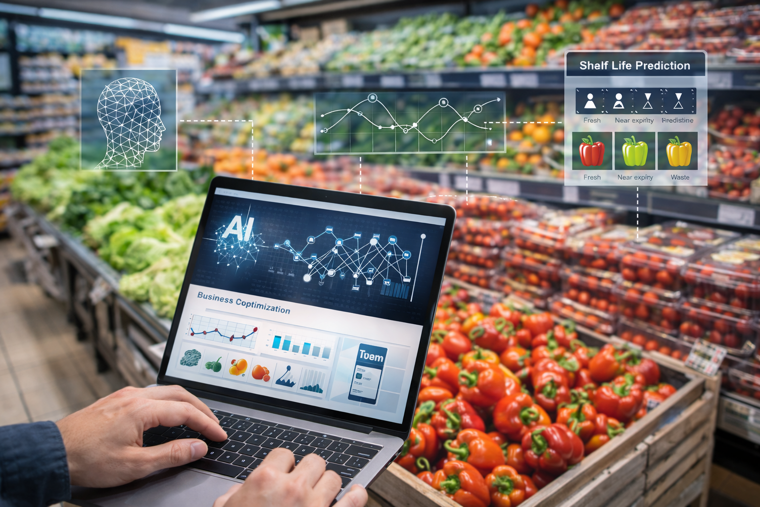 Riduzione sprechi alimentari in produzione mediante AI