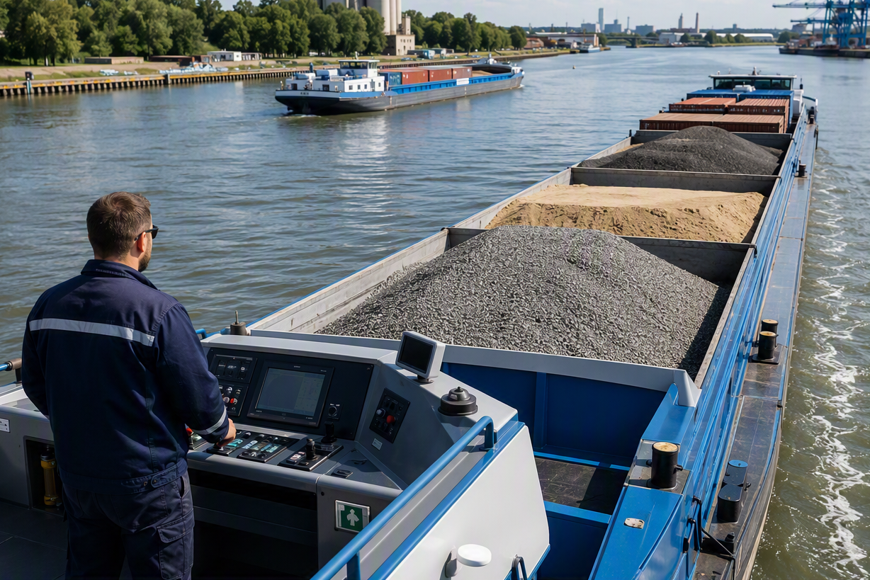 Operatore polacco offre servizi internazionali di trasporto fluviale merci