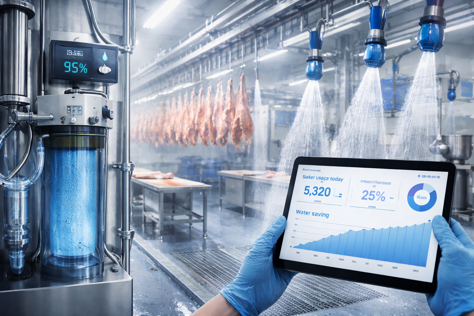 Riduzione consumo idrico nell'industria zootecnica