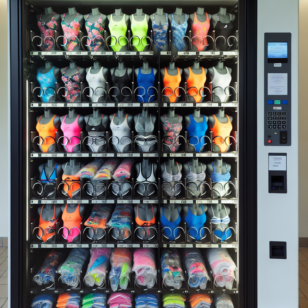 Distributori automatici di accessori per nuoto e fitness