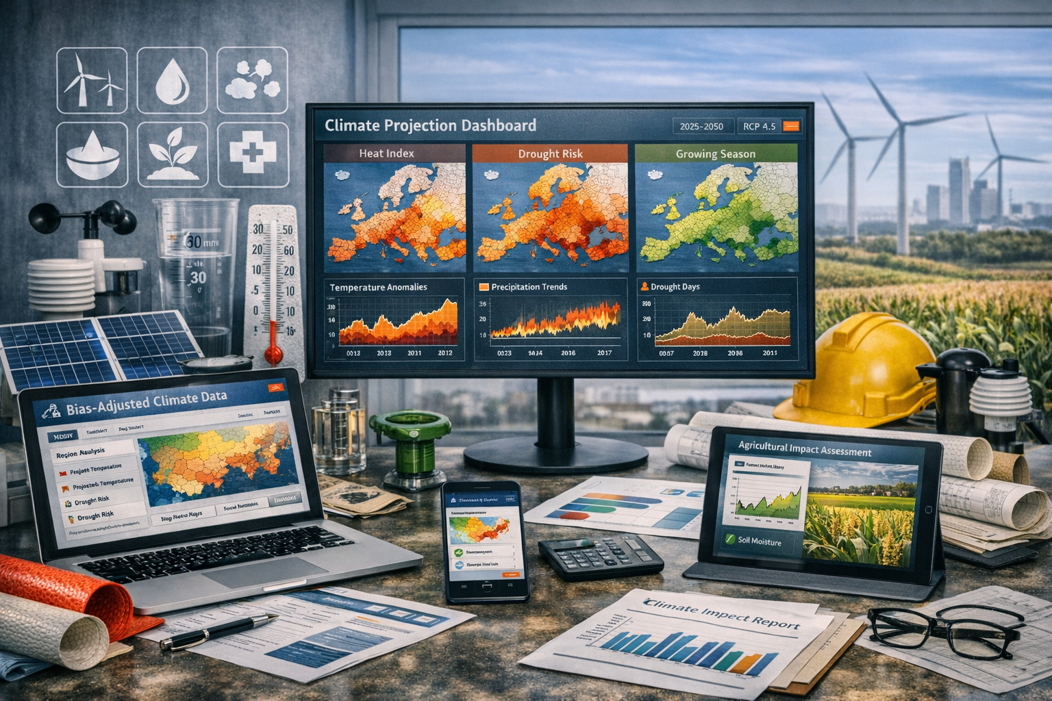 PMI spagnola offre proiezioni climatiche personalizzate con ML per decisioni aziendali