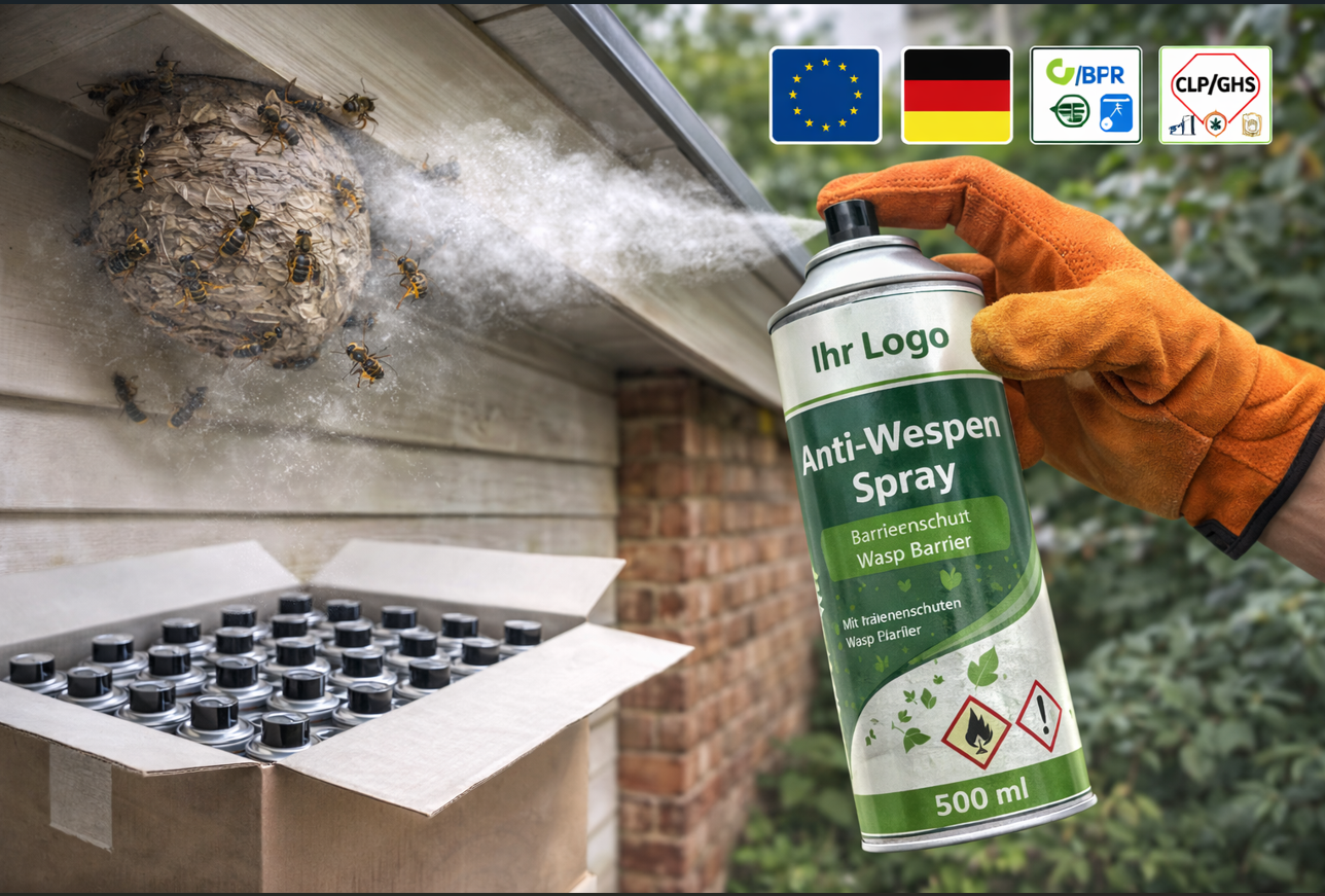 Retailer e-commerce tedesco cerca produttore di spray anti-vespe a marchio proprio