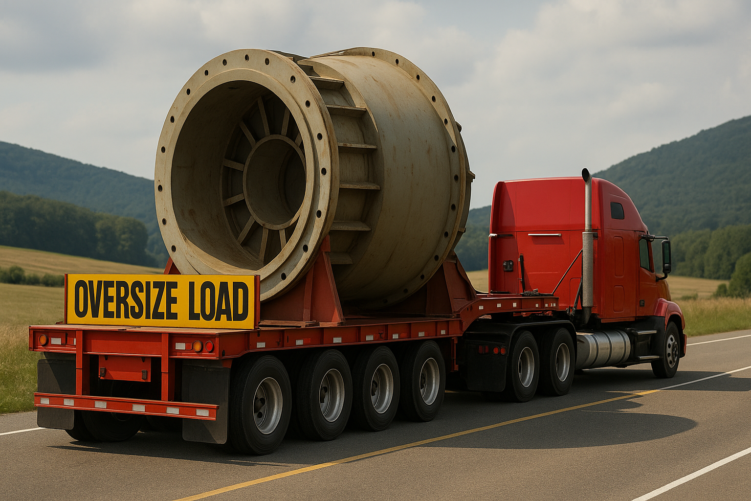 Logistica ucraina specializzata in carichi eccezionali