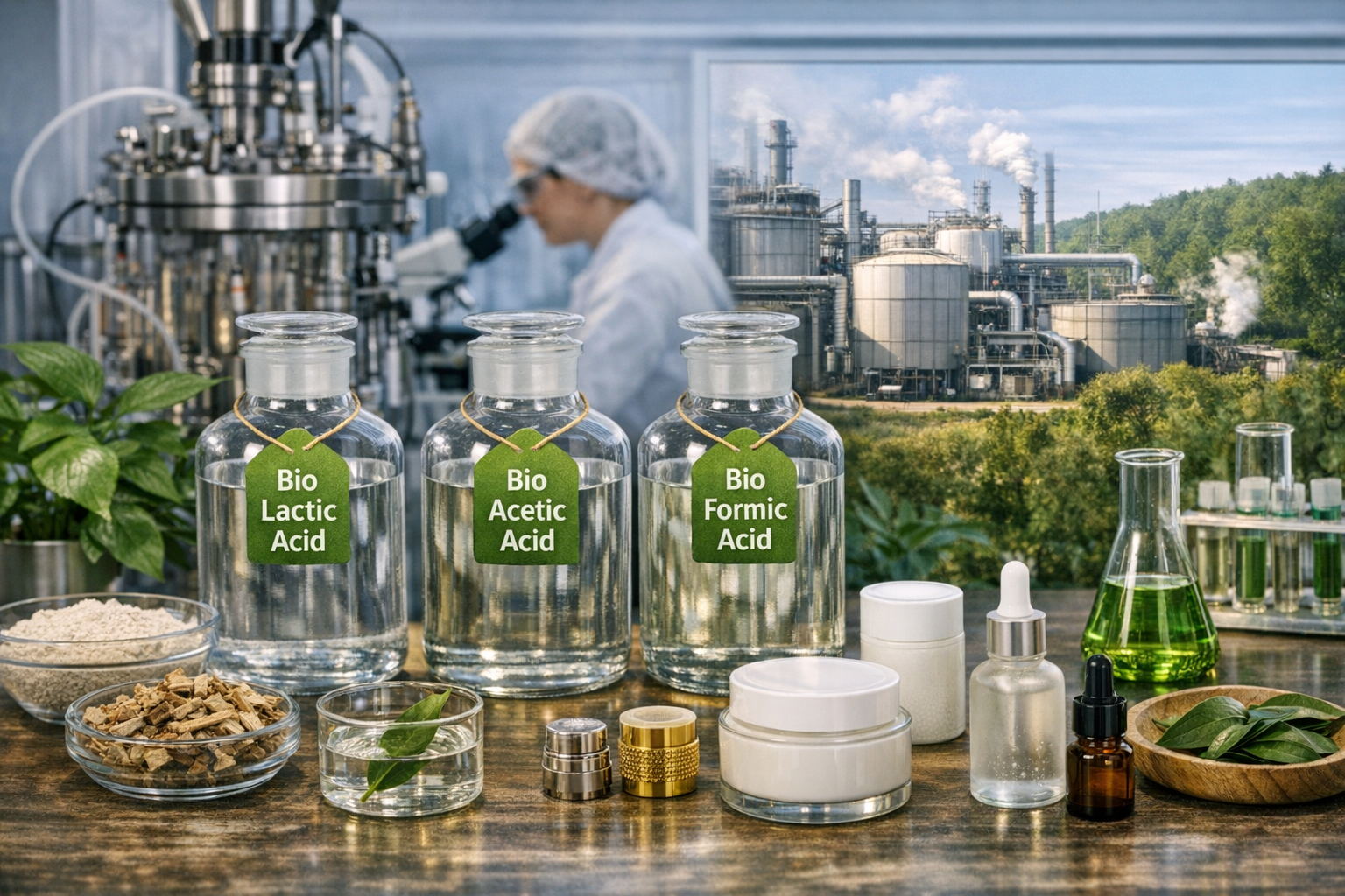 Biotech tedesca cerca fornitori di acidi organici bio-based vegani per cosmetica