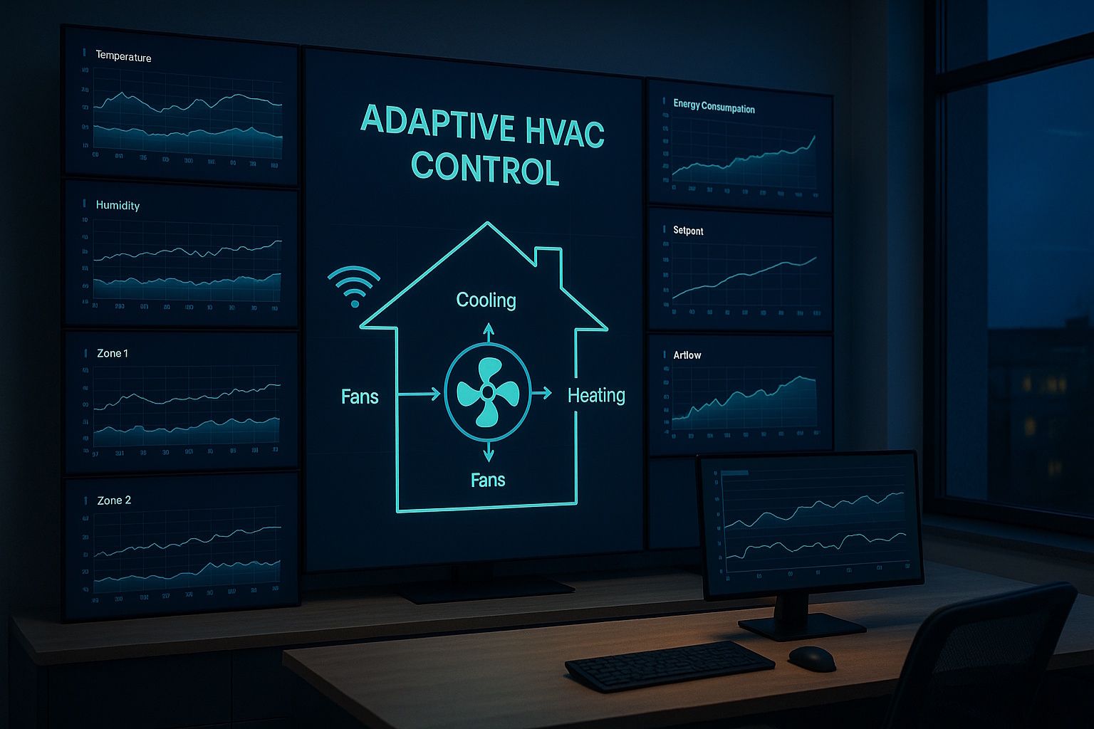 Sistema adattivo per controllo HVAC