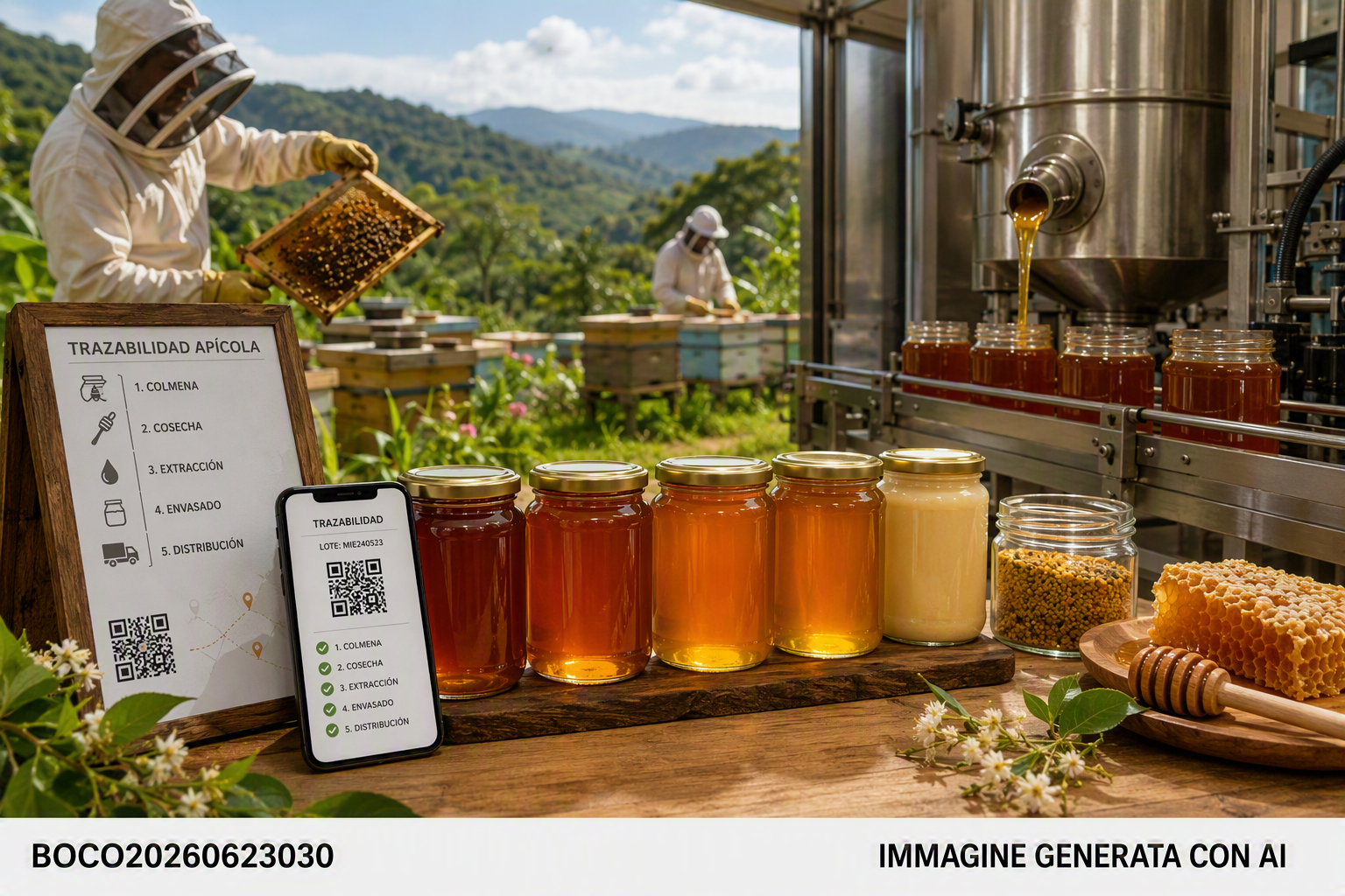 Produttore colombiano di miele tracciabile e prodotti apistici cerca partner commerciali