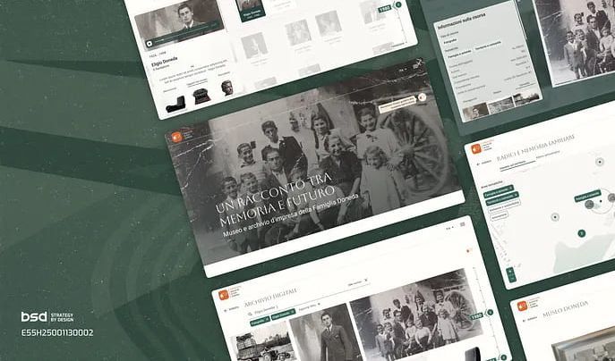 Schermate del portale museale