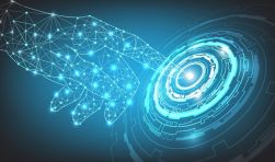 Logo Touch. Dispositivo portatile per contenere virus e batteri